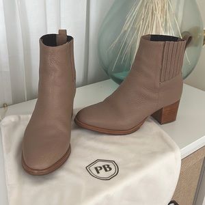 Poppy Barley Uptown Heeled Boot - Biscotti